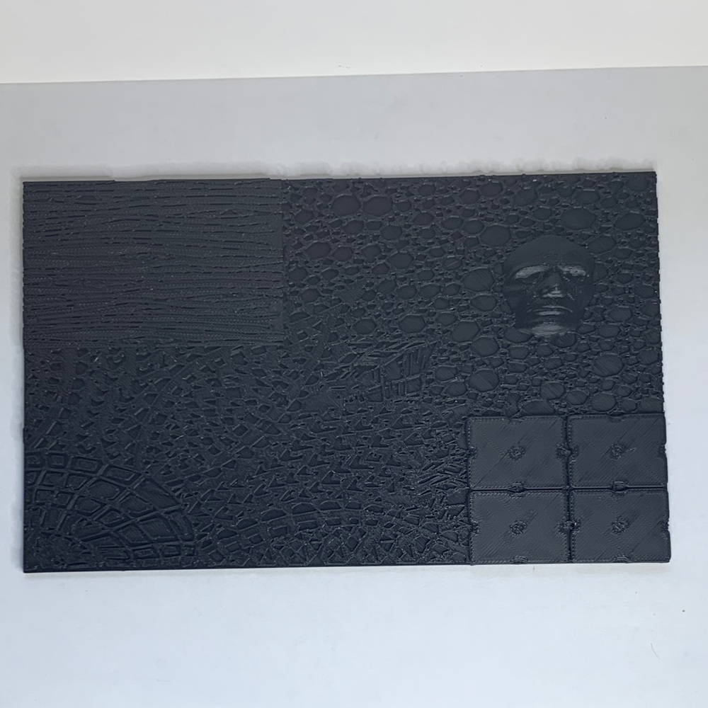 Textured Dry Brush Palette with Face 190mm x 115mm